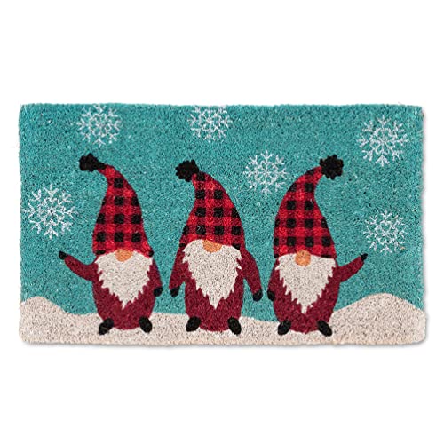 Abbott Collection  35-FWD-CH-2098 Gnome Trio Doormat, Blue/Red