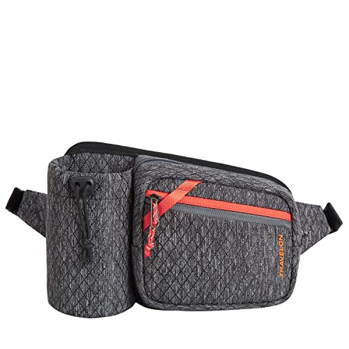 Travelon Greenlander Anti-Theft Hip Pack, Diamond Ash, 10" W x 7" H x 3" D