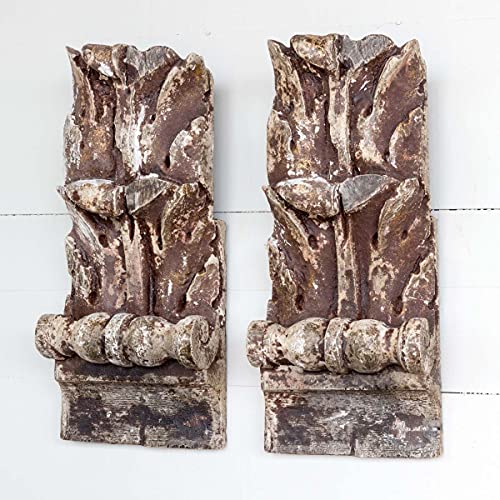 Park Hill Collection Acanthus Leaf Relics, Set of 2