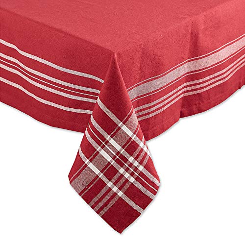 DII Design Harvest Market Tabletop Collection, Redwood, Tablecloth, 60x102
