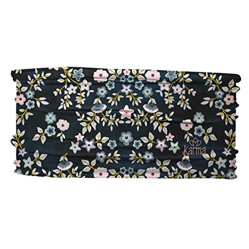 Karma Gifts Thin Headband, Navy Flowers