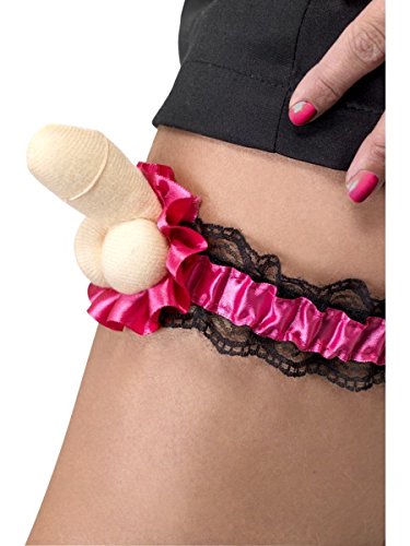 Smiffys Hen Night Plush Willy Garter