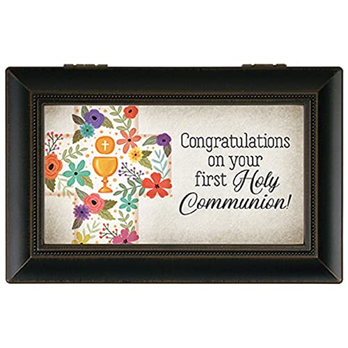 Carson Home 18837 Congratulations Communion Music Box, 6-inch Width