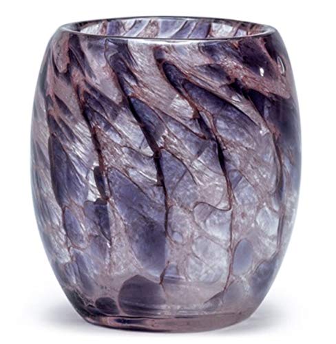 Dynasty Gallery 4" Art Glass Glisten + Glass Votive Candle Holder (Fairy Wings)