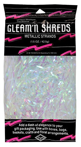 Beistle Gleam 'N Shreds Metallic Strands (opalescent) Party Accessory  (1 count) (1.5 Ozs/Pkg)