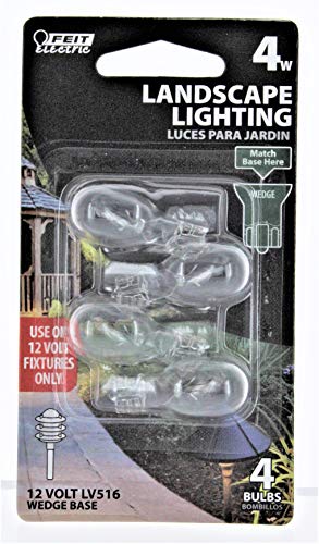 Feit Electric BPLV516/4 4-Watt Incandescent T5 Bulb