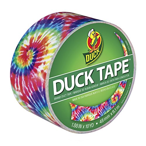 Pens Duck 283268 Printed Duct Tape, Single Roll, Love Tie Dye