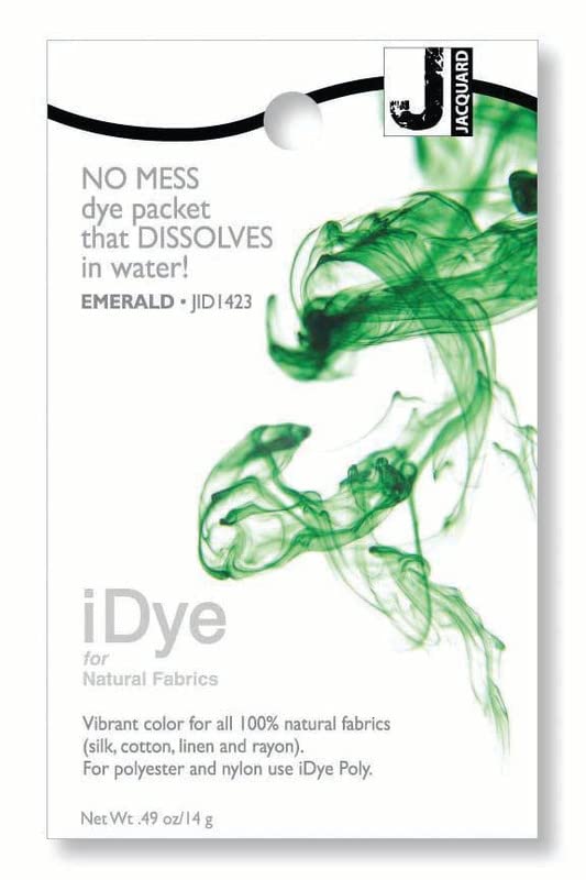 Jacquard 100% Natural Fabric iDye, Emerald
