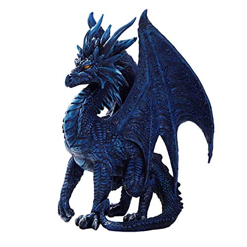 Pacific Trading Giftware Blue Nightfall Dragon Statue by Ruth Thomson Dragons Lair