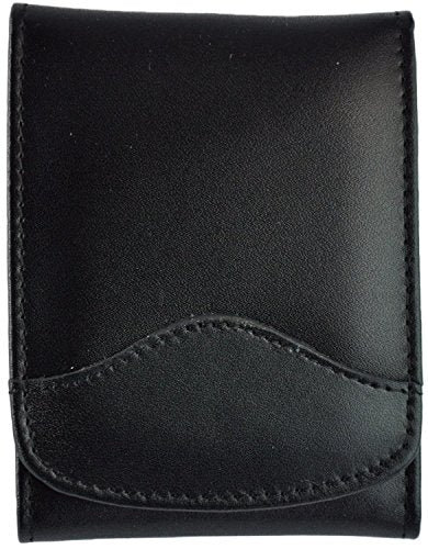 Royce Leather Manicure Kit with Stainless Steel Implements, Black, One Size