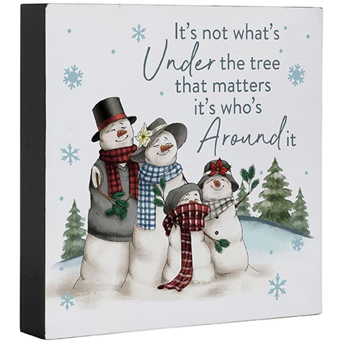 Carson Home Accents Under The Tree Square Sitter, 6-inch Height