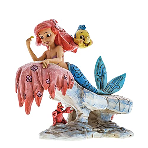 Enesco Disney Traditions by Jim Shore The Little Mermaid 25th Anniversary Stone Resin Figurine, 6.25