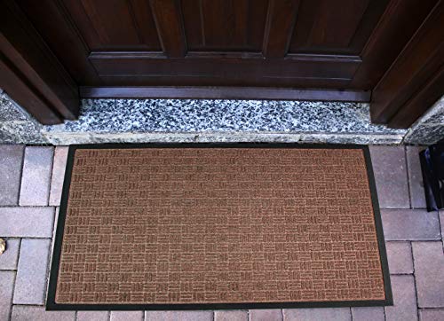 Floortex Doortex Rib Mat Heavy-Duty Indoor/Outdoor Entrance Mat, 36" x 60", Brown (FR490150FPRBR)