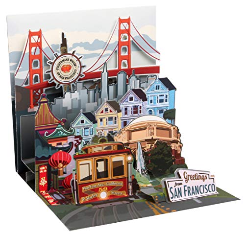 Up With Paper 3D Greeting Card - San Francisco