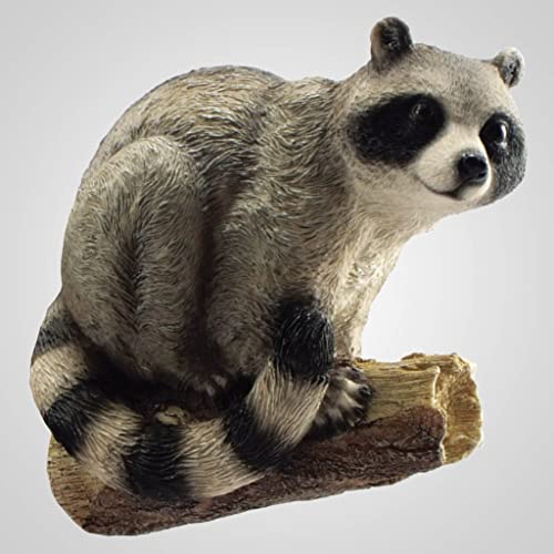 Lipco Polyresin Raccoon Tree Hanger Figurine, 8.75-inch Length, Tabletop Decoration