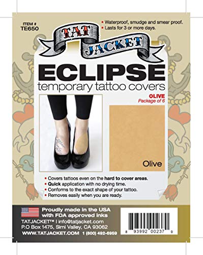 Tatjacket Eclipse Temporary Tattoo Covers (Olive)