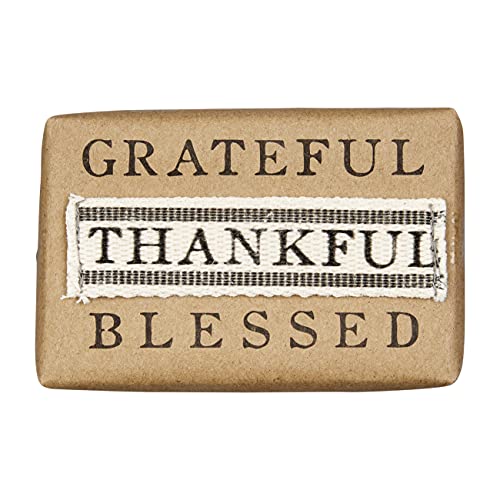 Mud Pie Grateful Harvest Spice Scented Soap Bar, 2 x 3.5 inch, Wax