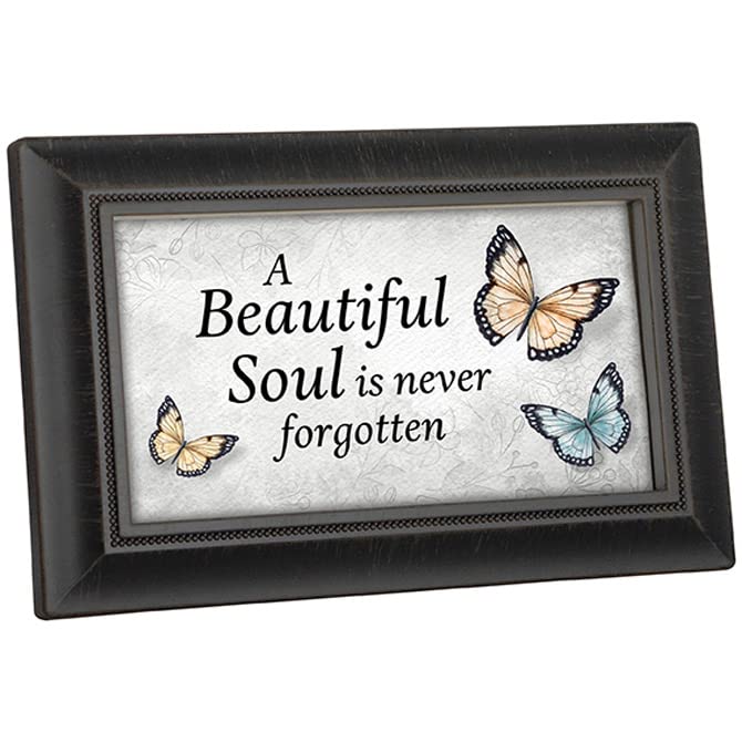 Carson Home Accents Beautiful Soul Framed Message Bar, 4-inch Height, Resin