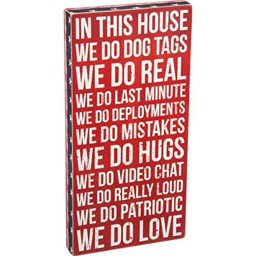 Primitives by Kathy We Do Dog Tags Box Sign