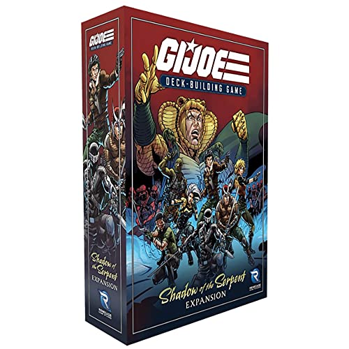 Renegade Game Studios Store G.I. Joe Deck-Building Game: Shadow of The Serpent Expansion - Ages 13+, 1-4 Players 30-70 Mins, Deck Building Game Expansion