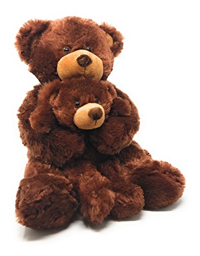 Unipak uni 18" Mommy and Baby Brown Bear Plush