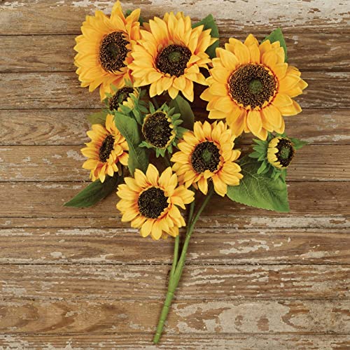 The Country House Collection 33747 Large Mixed Sunflower Bush, 24-inch