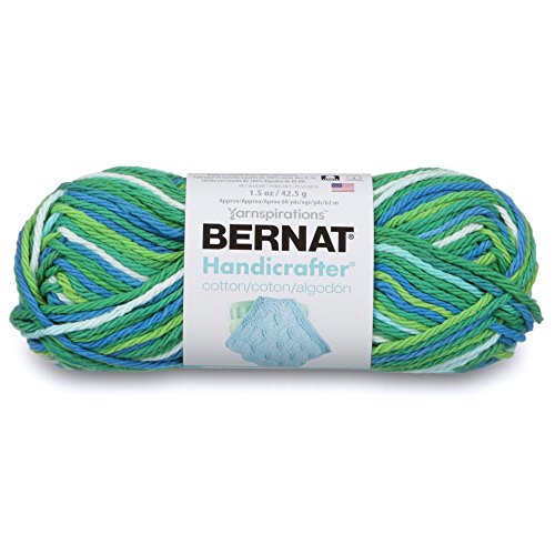 Spinrite Yarns (CA) Bernat Handicrafter Cotton Yarn, 1.5 Ounce, 1.5 oz, Emerald Energy Ombre