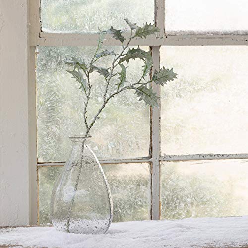 Park Hill Collection XBY10134 Frosted Holly Artificial Plant, 28-inch Height