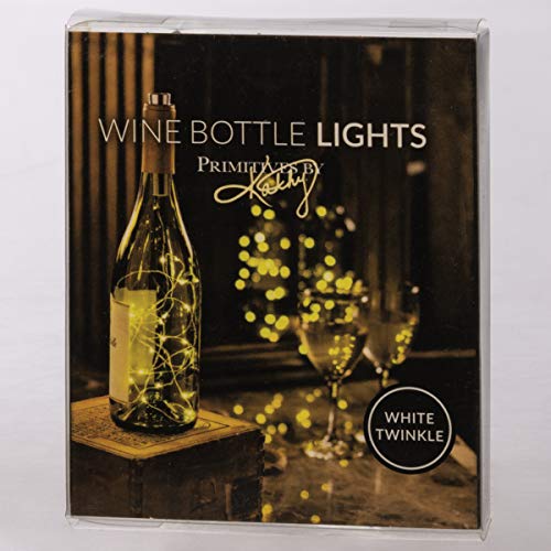 Primitives by Kathy Wine Bottle Lights Twinkle