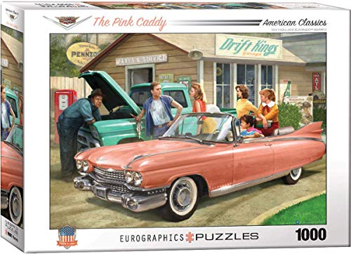 EuroGraphics The Pink Caddy by Nestor Taylor 1000-Piece Puzzle
