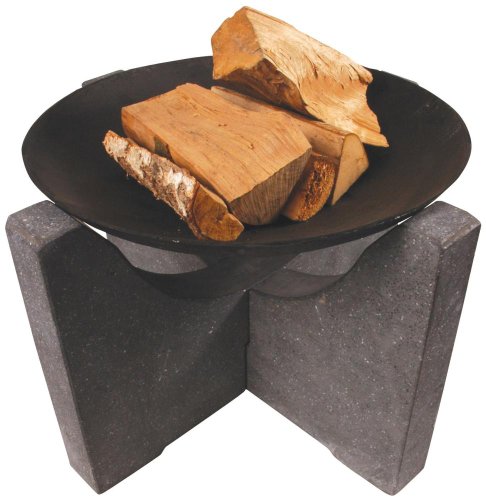 Esschert Design FF80 Fire Bowl with Granite Stand (Discontinued by Manufacturer)