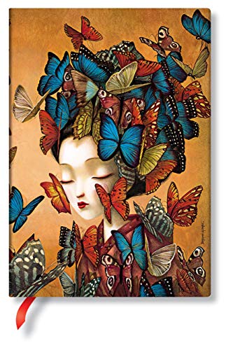 Paperblanks Softcover Flexis Madame Butterfly | Lined | Midi (130 √ó 180 mm)