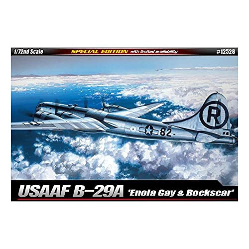 MRC Academy Hobby Model Kits Scale Model : Airplane & Jet Kits (1/72 B-29A Enola Gay & Bockscar)