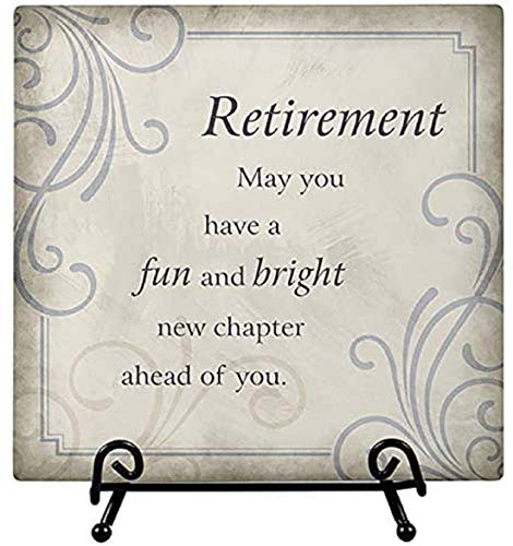 Carson 23623 Retirement Easel Plaque, 6 inches High