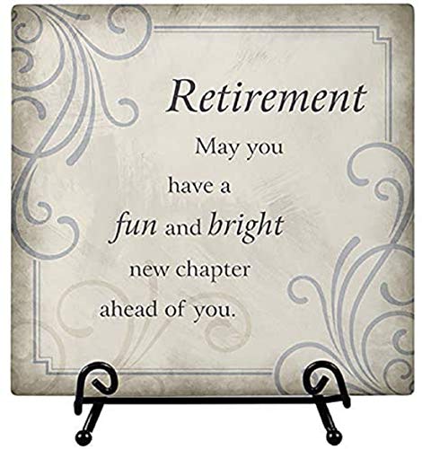 Carson 23623 Retirement Easel Plaque, 6 inches High