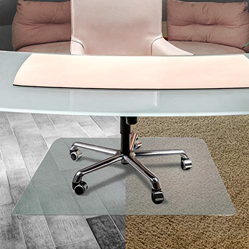 Floortex Ultimat Polycarbonate Anti-Slip Mat for Hard Floors, 60" x 48", Rectangular, Clear (FR1215020ERA)