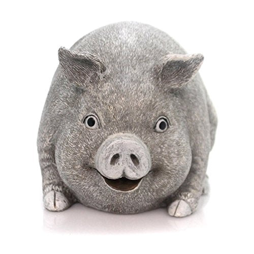 Roman Garden PIG PUDGY PALS Polyresin Garden Decor Statue 16279