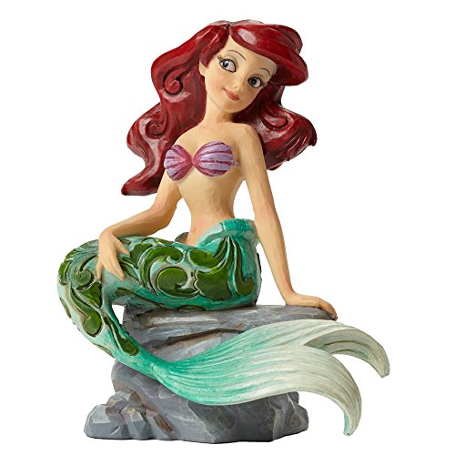 Enesco Disney Traditions by Jim Shore The Little Mermaid Ariel Personality Pose Stone Resin Figurine, 4.2