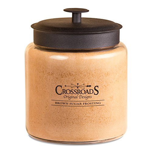 Crossroads Brown Sugar Frosting Scented 4-Wick Candle, 96 Ounce