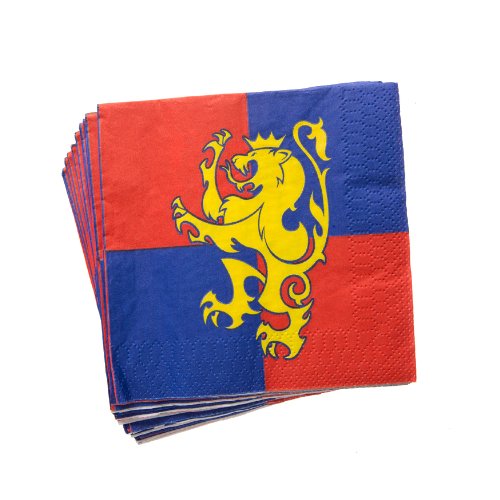 Beistle Medieval Beverage Napkins : package of 16