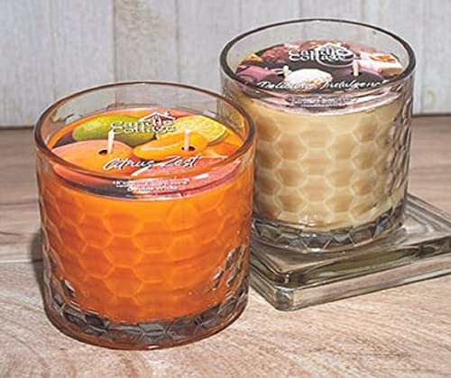 Candle Cottage MJ221 Mason Jar Pumpkin Jubilee - Highly-Scented Soy Candle, Made in USA, Long Burning Hours, Lead-Free Wick, 15 Ounce