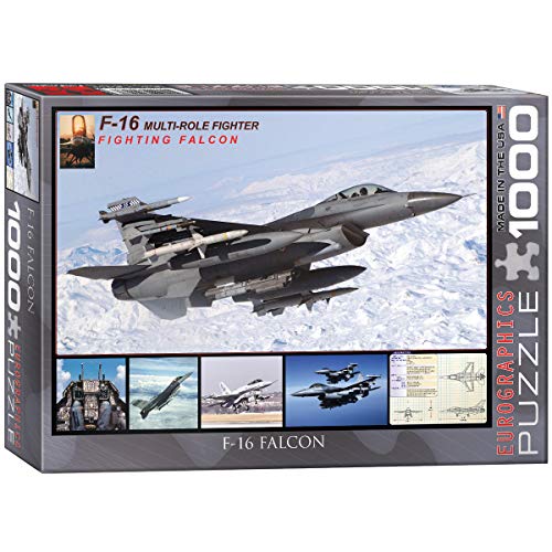 EuroGraphics F-16 Fighting Falcon Puzzle (1000-Piece), Model:6000-4956