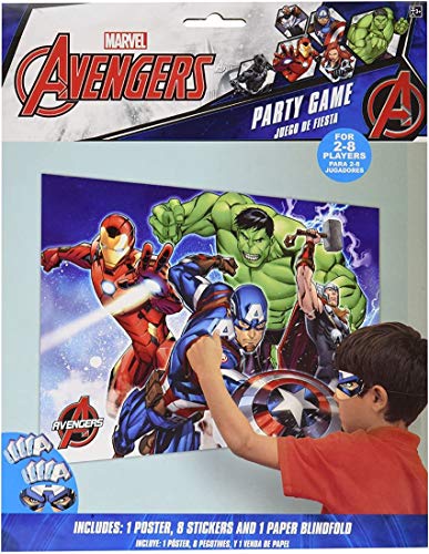 Amscan Marvel Epic Avengers Party Game, Party Favor