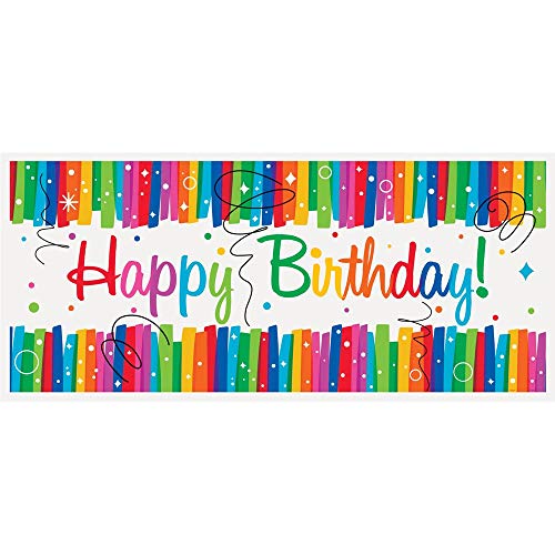 Unique Industries Unique Party Decoration, 60" x 27", Multicolor