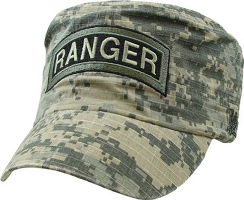 Eagle Crest U.S. Army Ranger Flat Top Cap,Digital Camo,Adjustable