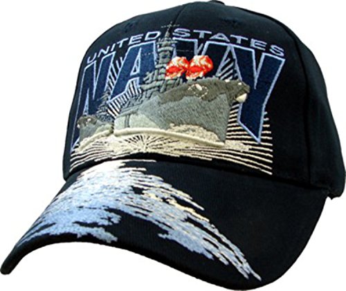 Eagle Crest U.S. Navy Destroyer Ball Cap, Navy Blue, Adjustable