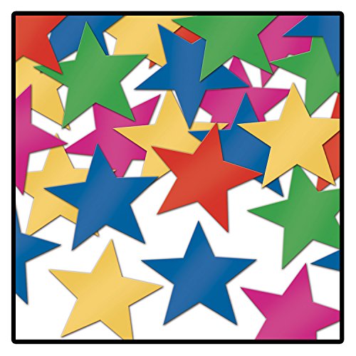 Beistle Fanci-Fetti Stars (multi-color) Party Accessory  (1 count) (1 Oz/Pkg)