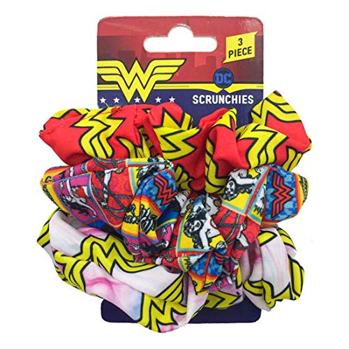 Spoontiques Wonder Woman Scrunchies (3-Pack)