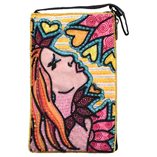 Bamboo Trading Libby by Sarah Walters Club Women Crossbody Wristlet Handbag, 7.5-inch Height, Travel Accessory