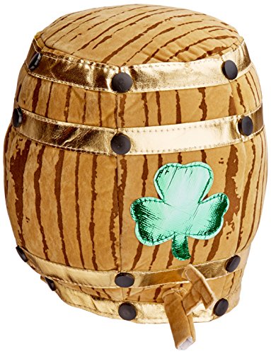 Plush Shamrock Beer Barrel Hat Party Accessory (1 count) (1/Pkg)